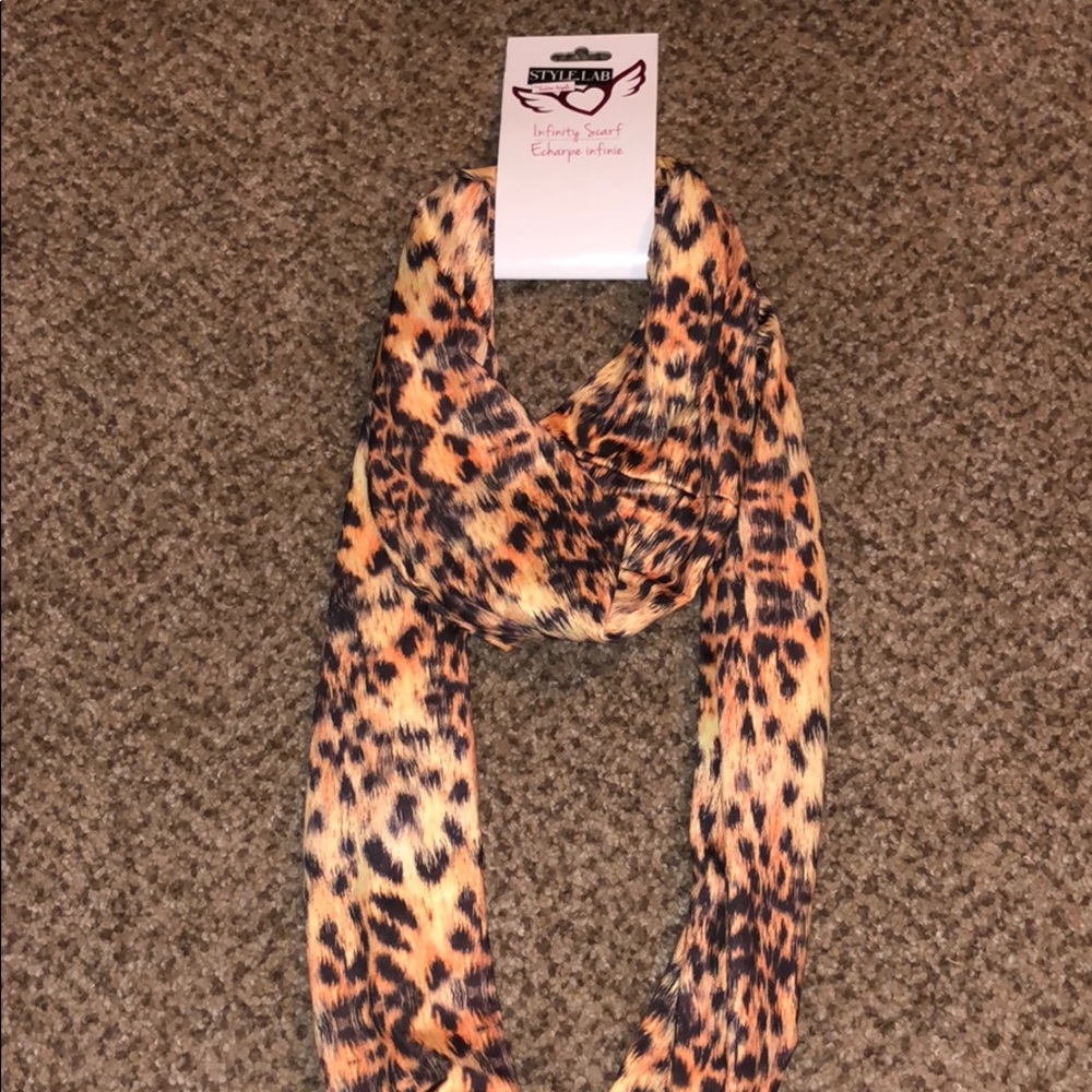 Brand new cheetah print silky scarf